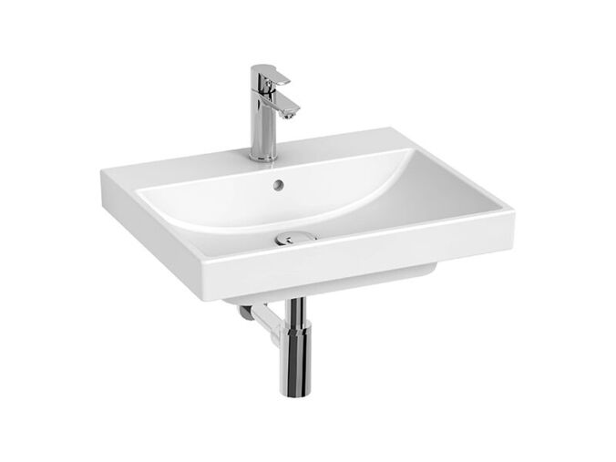 Jika Cubito Style Umyvadlo 56,5x46,5 cm, otvor pro baterii, přepad, bílá