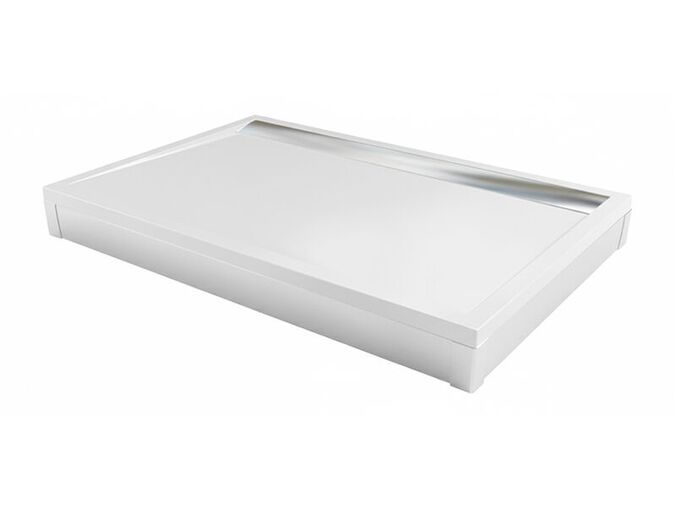 RONAL Ila hliníkový přední panel pro obdélníkovou vaničku - U panel