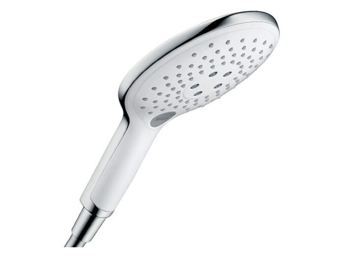 Hansgrohe Raindance Select S Sprchová hlavice 150, 3 proudy, EcoSmart 9 l/min, bílá/chrom