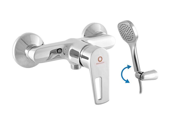 Slezák-RAV CZ Colorado baterie sprchová se sprchovým setem, rozteč 150 mm, chrom