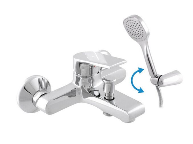 Slezák-RAV CZ Colorado baterie vanová se sprchovým setem, rozteč 150 mm, chrom