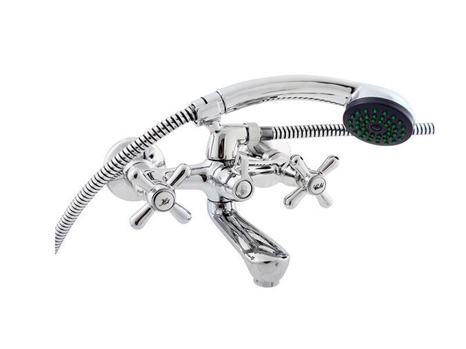 Slezák-RAV CZ Morava vanová baterie s příslušenstvím, rozteč 150 mm, chrom