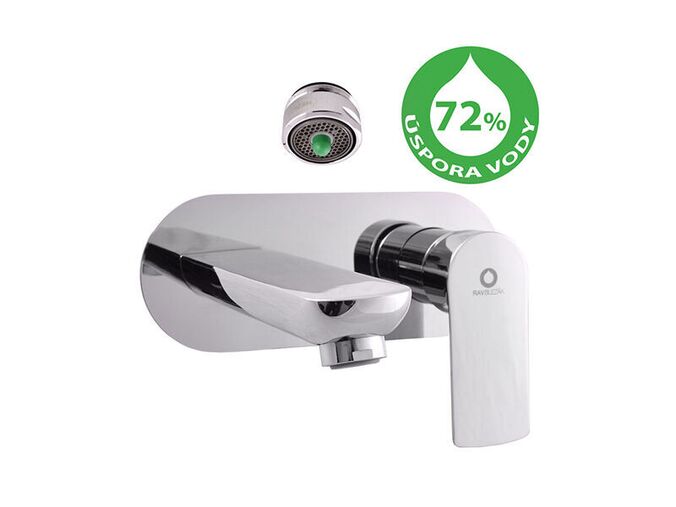 Slezák-RAV CZ Vltava Eco baterie umyvadlová podomítková s tělesem, chrom