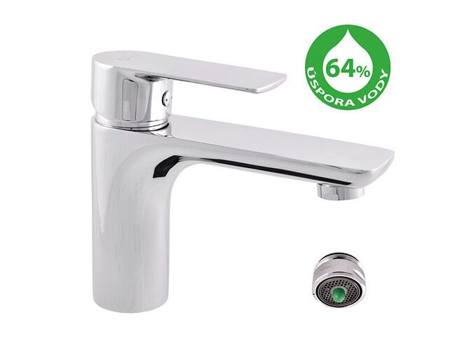 Slezák-RAV CZ Vltava Eco baterie umyvadlová stojánková, chrom