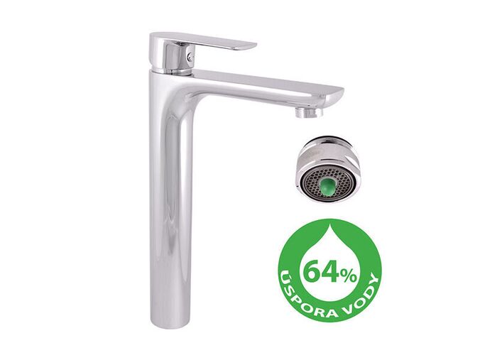 Slezák-RAV CZ Vltava Eco baterie umyvadlová stojánková, chrom