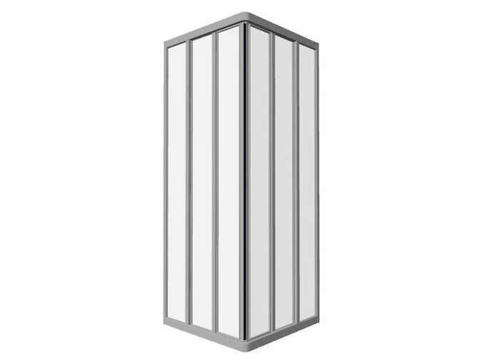 Ravak Supernova Čtyřúhelníkový sprchový kout ASRV3, 72-74x198 cm, satin, dekor grape
