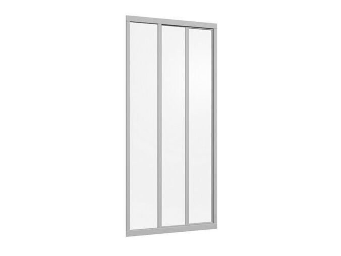 Ravak Supernova Sprchové dveře ASDP3, 87-91x198 cm, satin, dekor pearl