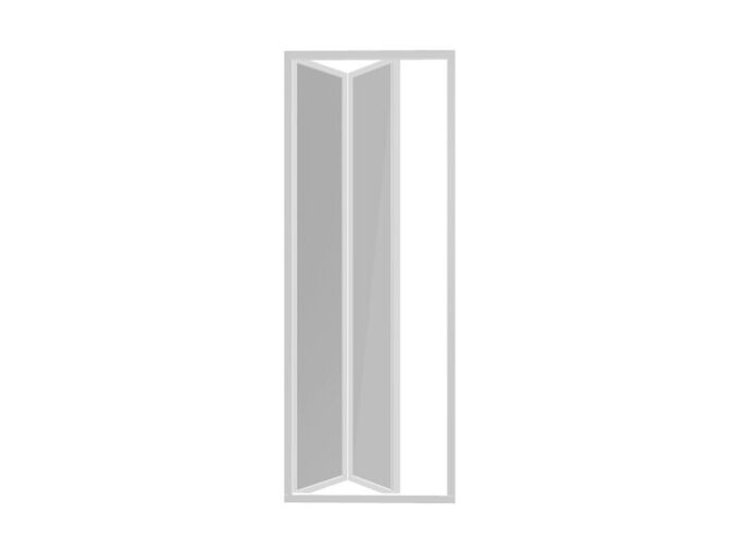 Ravak Supernova sprchové dveře SDZ2, 67-71x195 cm, bílá, dekor pearl