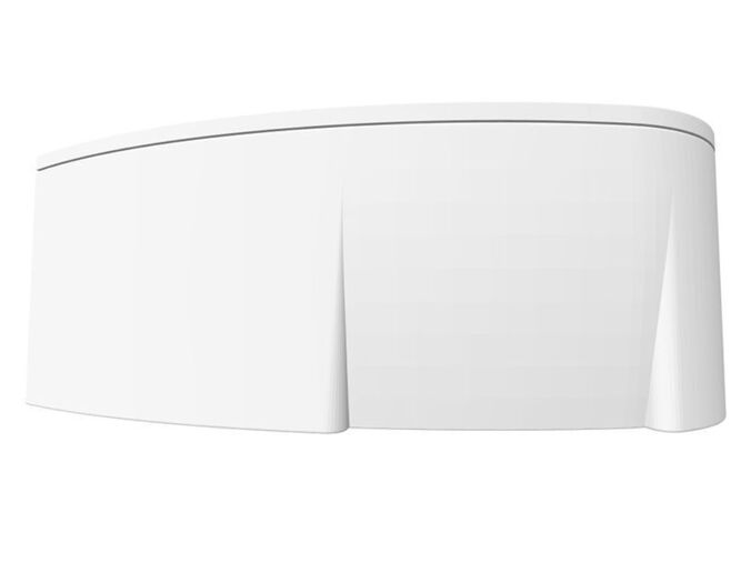 Ravak Asymmetric Panel čelní k vaně 150x100 cm, levý, bílá