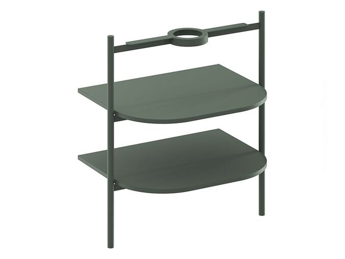 Ravak konstrukce s policemi pod umyvadlo, grey green