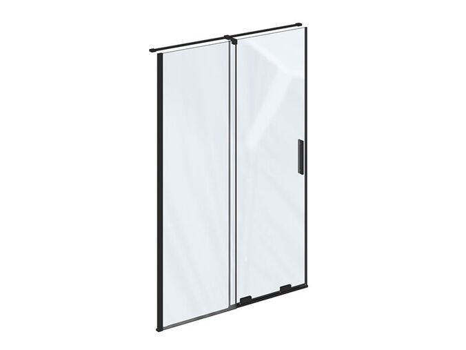 Ravak Roll Sprchové dveře RODP2 100x195 cm, černá, transparent