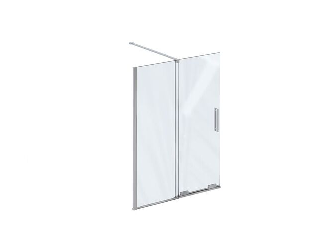 Ravak Roll Vanová zástěna ROVS2 100x150 cm, chrom lesk, transparent
