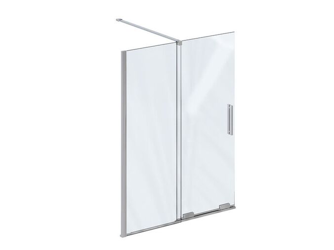 Ravak Roll Vanová zástěna ROVS2 110x150 cm, chrom lesk, transparent