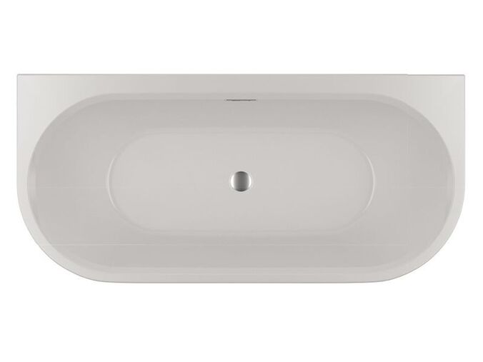 Riho Back2wall Obdélníková vana 180x84 cm, s LED osvětlením, bílá