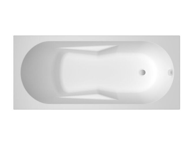 Riho LAZY obdélníková vana, 170x75 cm, bílá