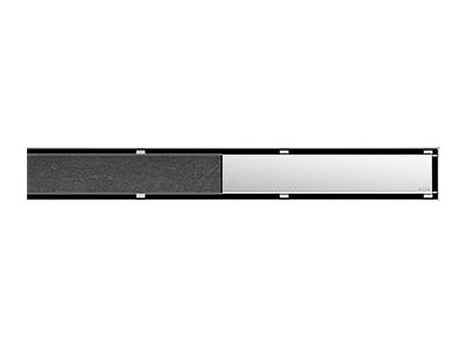 Riho Řada E+/M+ krycí rošt 120 cm, design Twist, nerez