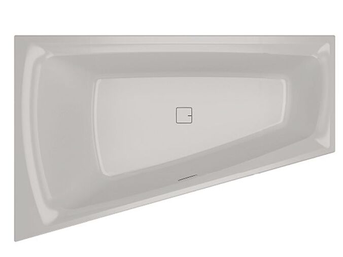 Riho Still Smart  Plug & Play asymetrická vana 170x110 cm, pravá, bílá