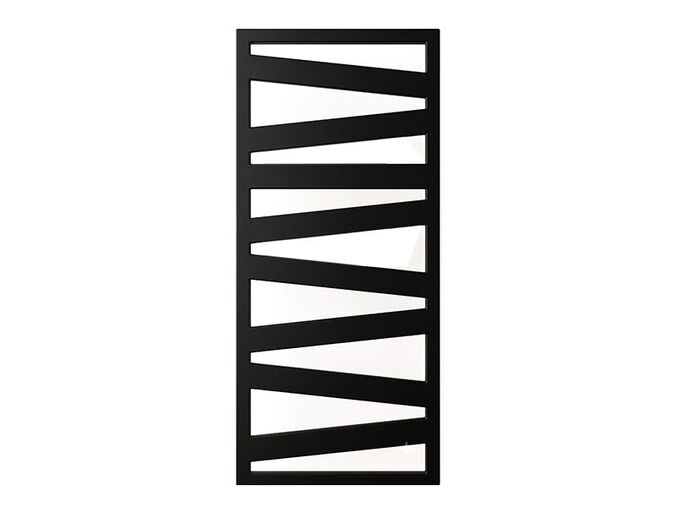 Zehnder Kazeane nástěnný otopné těleso 130x60 cm, středové připojení, Black Matt