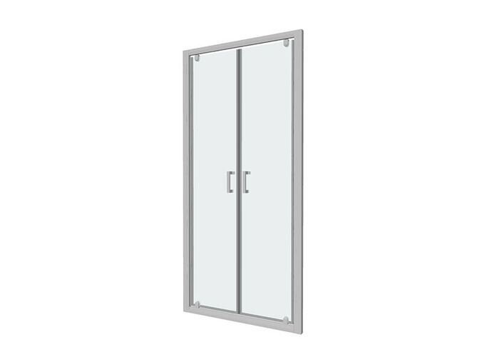 Roth Lega Line sprchové dveře dvoukřídlé LLDO2, 80x190 cm, brillant, transparent