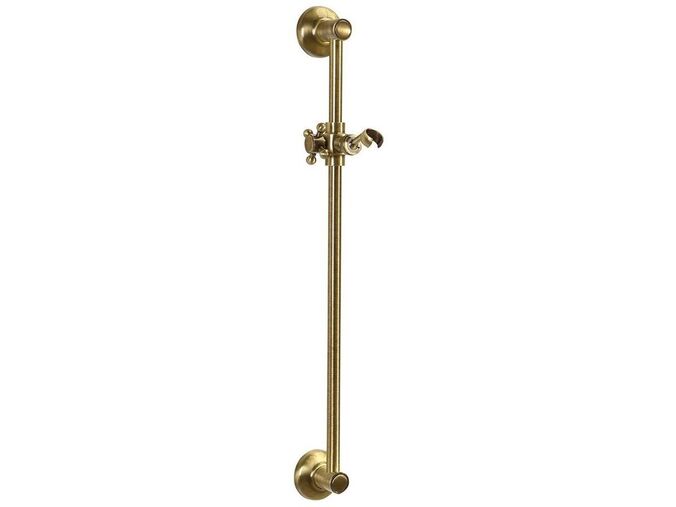 Sapho ANTEA sprchová tyč, posuvný držák, kulatá, 670mm, bronz