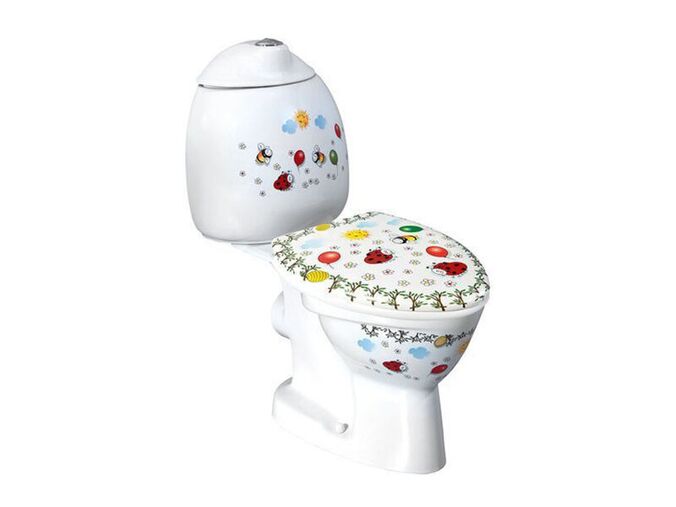Sapho Kid Dětské WC kombi s nádržkou, zadní odpad, barevný potisk