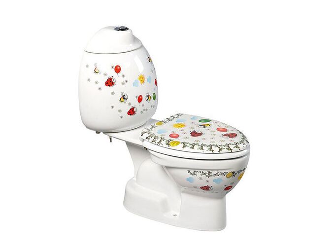 Sapho KID WC kombi dětské, spodní odpad, dekor