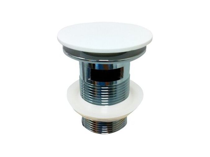 Sapho NIAGARA umyvadlová výpust 5/4“, click-clack, Rockstone bílá mat