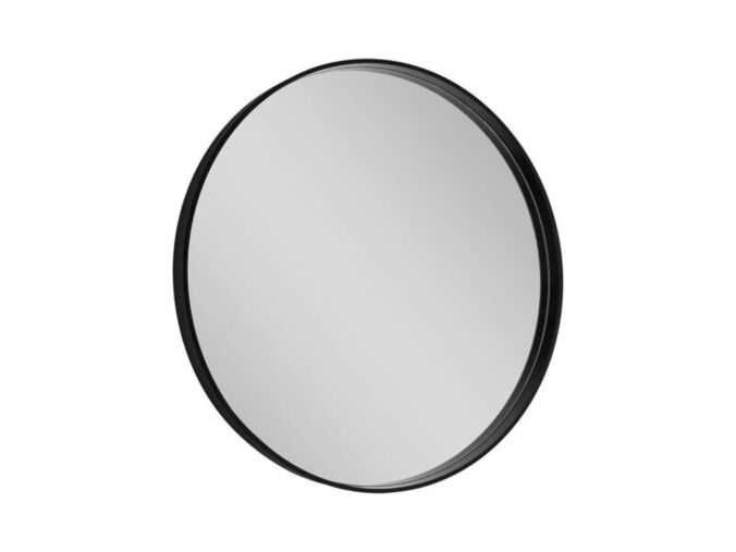 Sapho NOTION kulaté zrcadlo v rámu o 70cm, černá mat