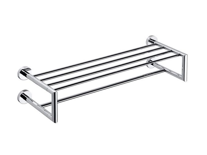 Bemeta Omega polička na ručníky dvojitá 650 mm, chrom