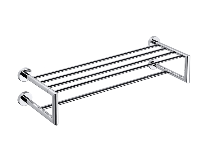 Bemeta Omega polička na ručníky dvojitá 650 mm, chrom