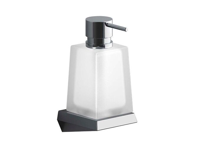 SONIA SOUL dávkovač mýdla 350ml, mléčné sklo, chrom