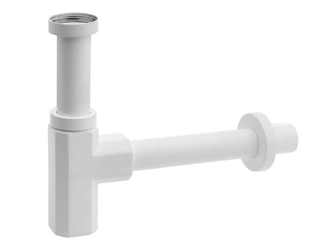 Sapho SPY umyvadlový sifon 1'1/4, odpad 32 mm, bílá mat