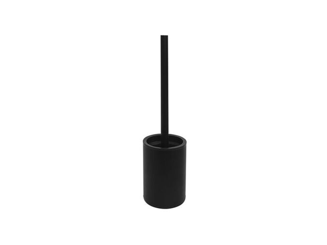 Sapho X-ROUND BLACK WC štětka válcová na postavení, černá