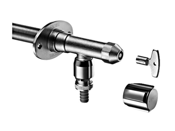 Schell Polar venkovní nezámrzný ventil Polar II Set RB zkracovatelný na nástrčný klíč i rukojeť Comfort, 1/2