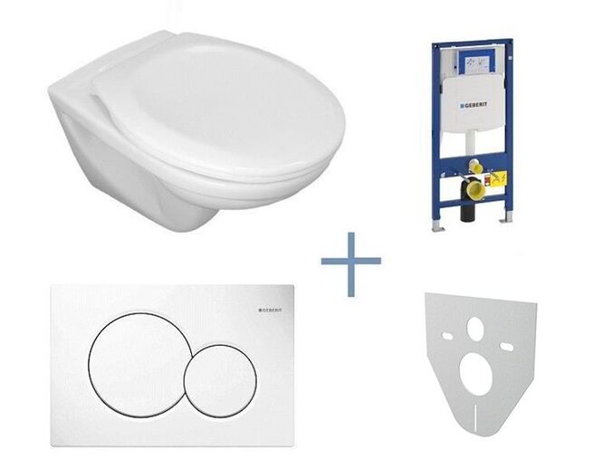 Geberit Duofix - SET pro závěsné WC + klozet Jika Dino a sedátko 111.300.00.5 SJD