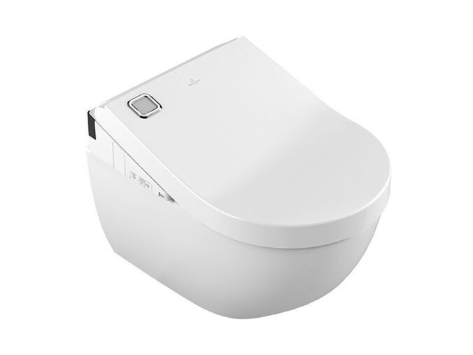 Výprodej - Villeroy & Boch sada WC Subway 2.0 DirectFlush, CeramicPlus, bílá Alpin + ViClean Bidetové sedátko, bílá Alpin