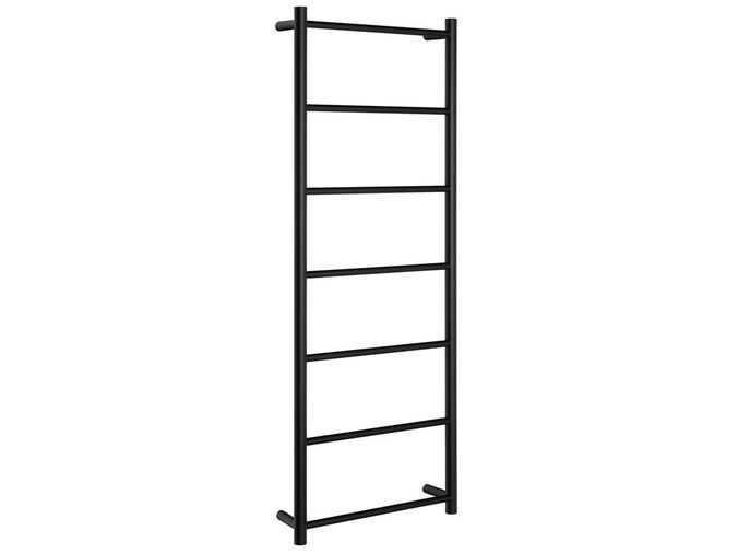 Sapho SHICK nástěnný sušák ručníků 500x1344 mm, kulatý, černá mat