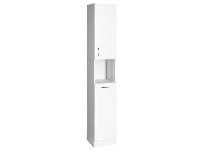 Aqualine SIMPLEX ECO vysoká skříňka s košem 30x180x30cm