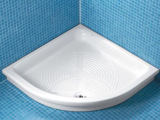 Výprodej - Ideal Standard Surf čtvrtkruhová sprchová vanička, 80x80 cm, R550, bílá