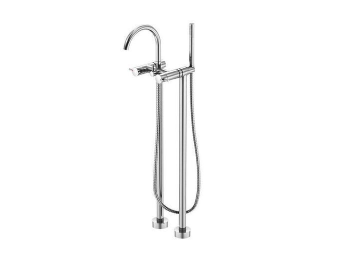 Steinberg Serie 100 volně stojící vanová baterie na podlahu, chrom