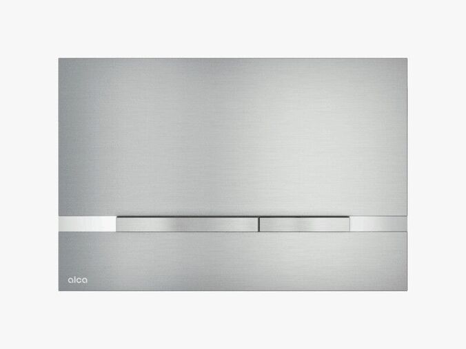 Alcadrain Stripe ovládací tlačítko Inox, pro 2 množství splachování, nerez polomat/lesk