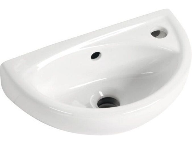 CREAVIT OVAL keramické umývátko 39x23cm, bílá