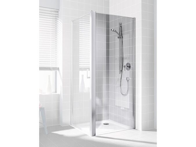 Kermi CADA XS boční stěna 86-91x200 cm, CadaClean, sklo čiré, stříbrná lesk