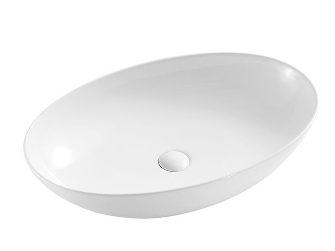 HOPA Ellisse keramické umyvadlo 66x43,5x14,5 cm, bílá