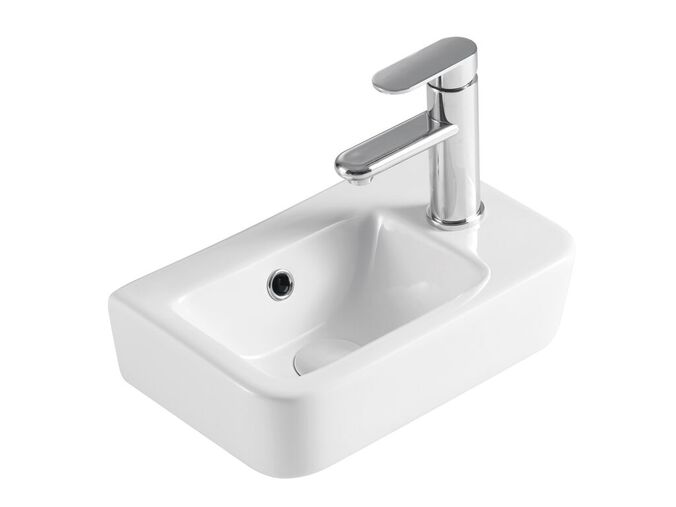 HOPA Piccolo keramické umyvadlo 37x24,5x13,5 cm, pravé provedení