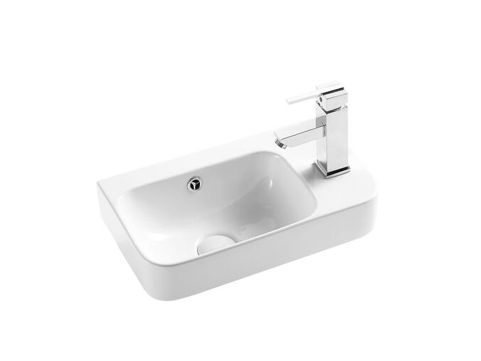 HOPA Piccolo Grande keramické umyvadlo 45x26x15,5 cm, pravé provedení, bílá