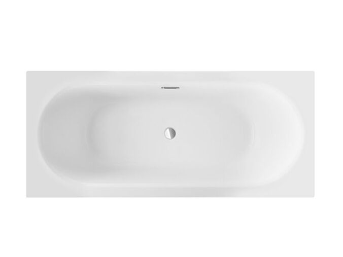 BESCO Vitae Slim+ Vana 180x80 cm, bez nožiček, bílá