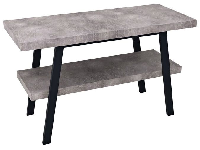 Sapho TWIGA umyvadlový stolek 110x72x50 cm, černá mat/cement