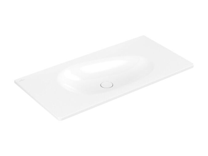 Villeroy & Boch Antao umyvadlo nábytkové 100x50 cm, bez otvoru pro baterii, bez přepadu, CeramicPlus, bílá Alpin