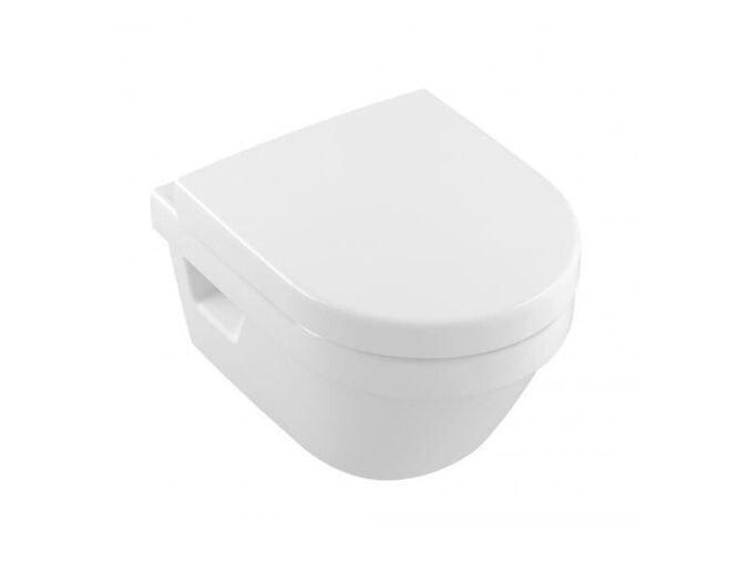 Villeroy & Boch Architectura závěsné WC Compact, DirectFlush, AntiBac, CeramicPlus, bílá Alpin